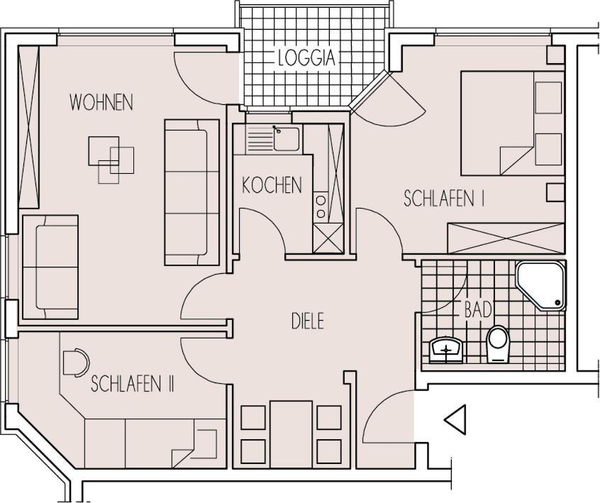 Апартаменти Haus Am Kurpark Бад-Дрібург Екстер'єр фото